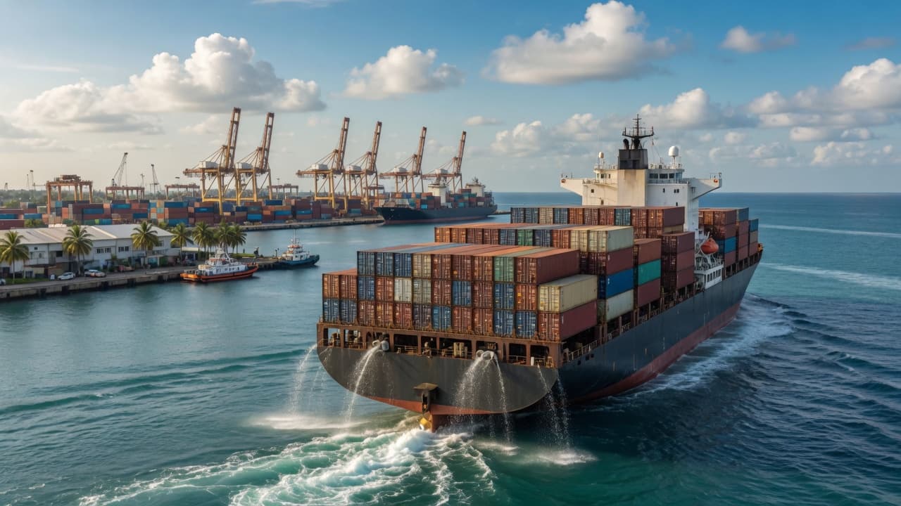 Cargo ship export