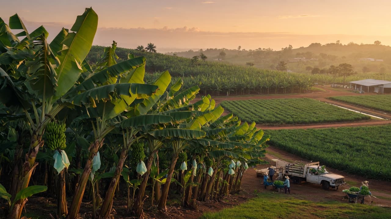 Tropical fruit plantation